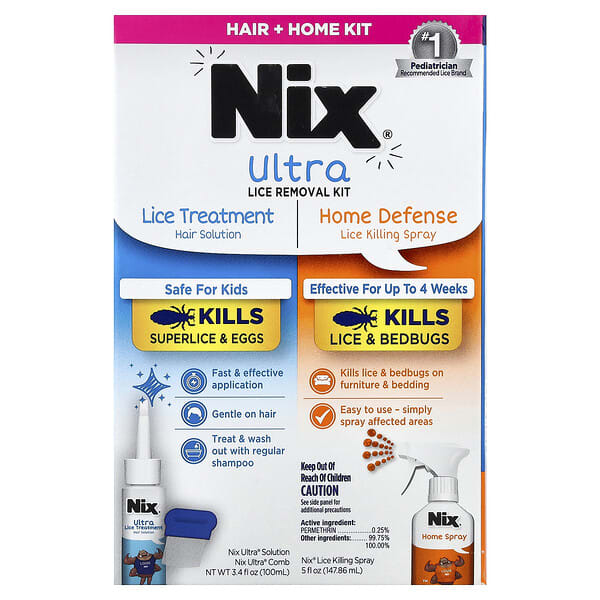 Nix, Ultra, Kit d'élimination des poux, 1 kit