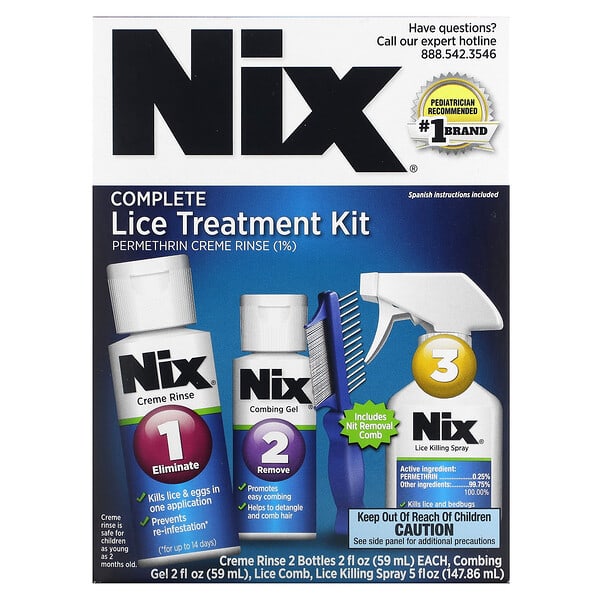 Nix, Complete Lice Treatment Kit , 1 Kit