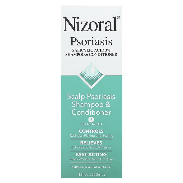 Nizoral, Scalp Psoriasis Shampoo & Conditioner, With Tea Tree Oil, 11 fl oz (325 ml)