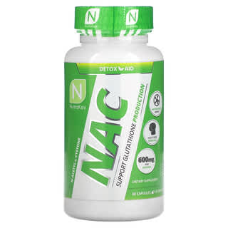 Nutrakey, NAC 锌镁素运动修复补充剂，60 粒胶囊