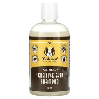 Natural Dog Company, Sensitive Skin Shampoo, Fragrance Free, Oatmeal, 12 oz