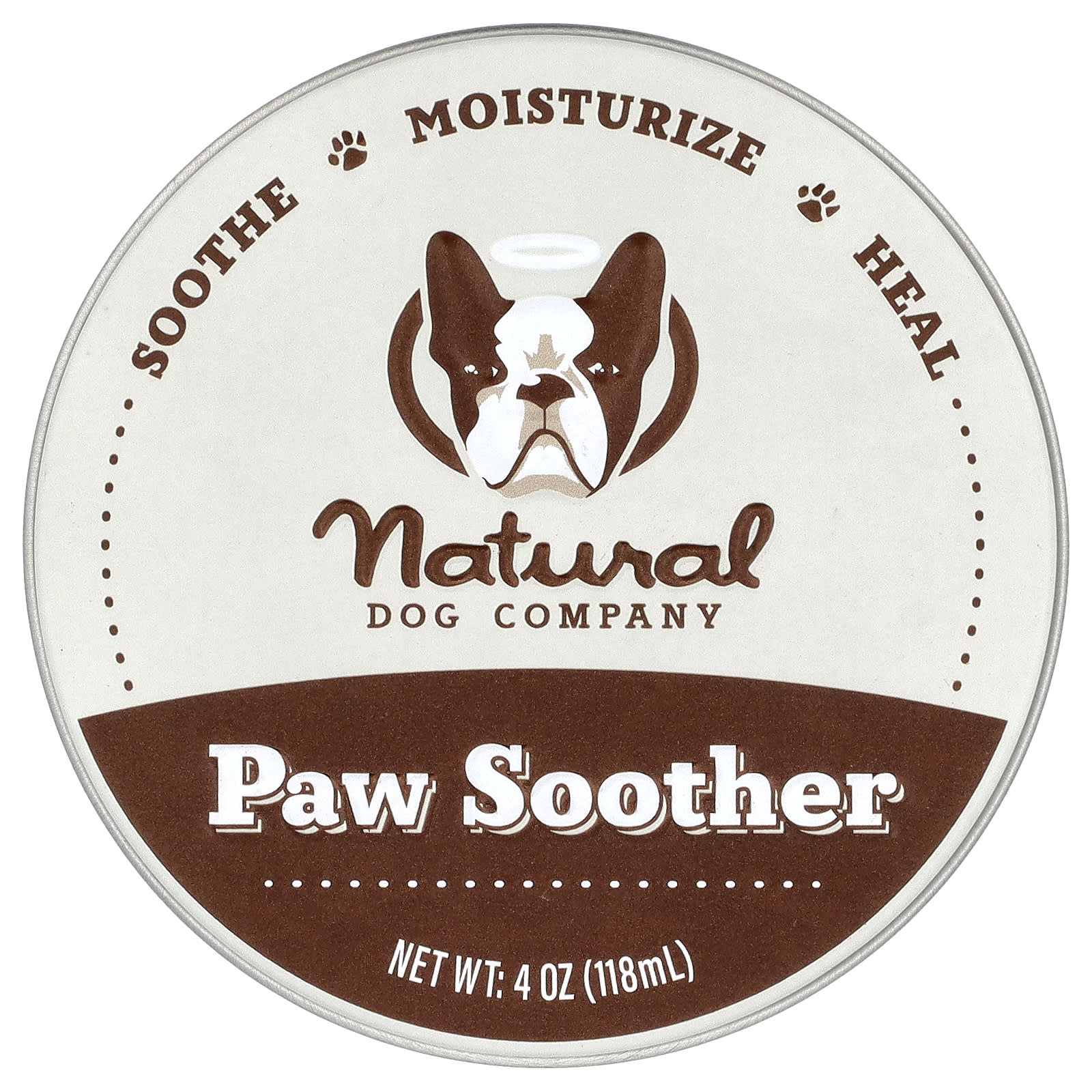 Natural Dog Company, Пустышка Paw, 118 мл (4 унции)