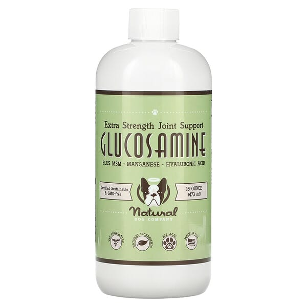 Natural Dog Company, Glucosamin, extra starke Gelenkunterstützung, für alle Altersgruppen, 473 ml (16 oz.)