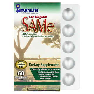 NutraLife, SAMe, 200 mg, 60 Enteric Coated Tablets