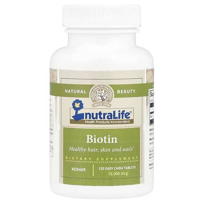 NutraLife, Biovitamins, 10,000 mcg, 120 Easy-Chew Tablets