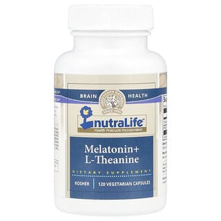 NutraLife, Melatonin + L-Theanine, 120 Vegetarian Capsules