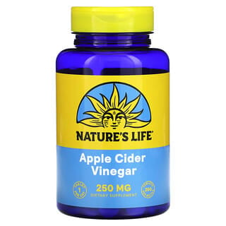 Nature's Life, Vinagre de Maçã, 250 mg, 250 Comprimidos