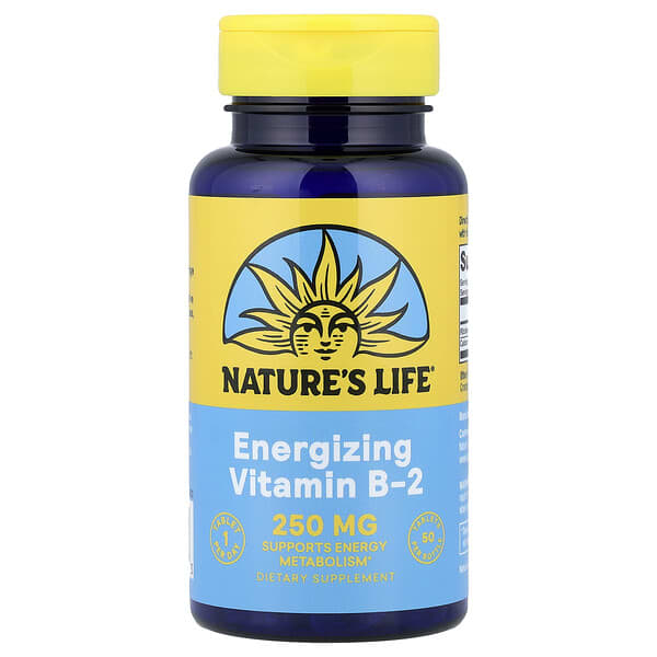 Nature's Life, 에너자이징 비타민B-2, 50정
