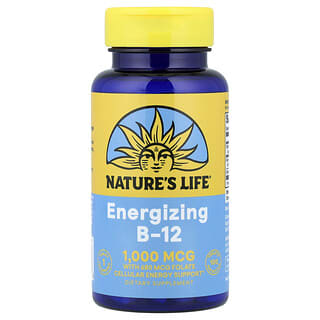 Nature's Life, B12, 1000 mcg, 100 comprimidos