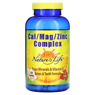 Nature's Life, Cal / Mag / Zinc Complex, 250 Tablets