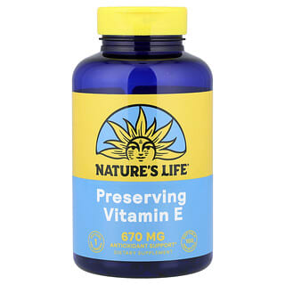 Nature's Life, Preserving Vitamin E, 670 mg, 100 Softgels