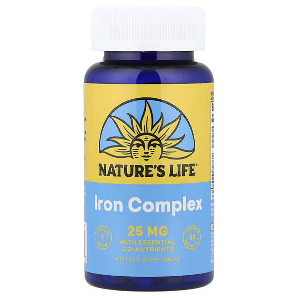 Nature's Life, Iron Complex, 50 Capsules