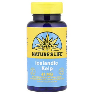 Nature's Life, Исландски келп, 41 mg, 250 таблетки