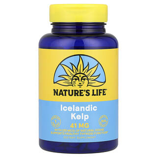 Nature's Life, Kelp islandés, 41 mg, 500 comprimidos