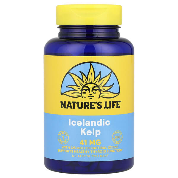 Icelandic Kelp, 41 mg, 500 Tablets