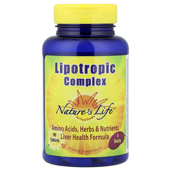 Nature's Life, Complejo lipotrópico`` 90 comprimidos