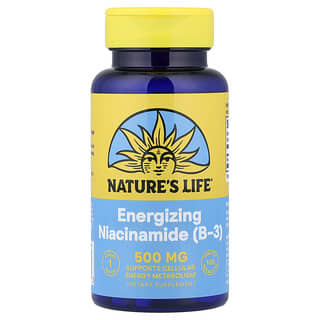 Nature's Life, Niacynamid, 500 mg, 100 tabletek wegetariańskich