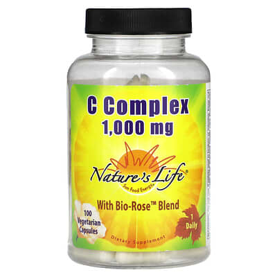 Nature's Life, C Complex, 1000 mg, 100 Vegetarian Capsules