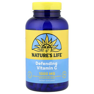 Nature's Life, Vitamin C with Bio-Rose, 1.000 mg, 250 vegetarische Kapseln