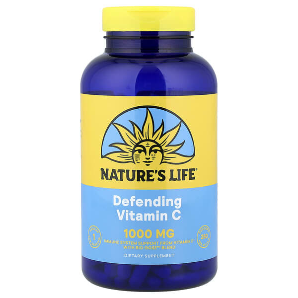 Nature's Life, Bio-Rose™ 혼합물을 함유한 비타민C, 베지 캡슐 250정