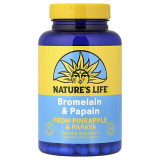 Nature's Life, Bromelain & Papain, 100 Vegetarian Capsules