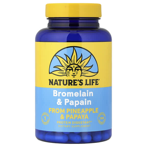 Nature's Life, Bromelain & Papain, 100 Capsules — product photo 1