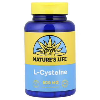 Nature's Life, L-цистеин, 500 мг, 100 капсул