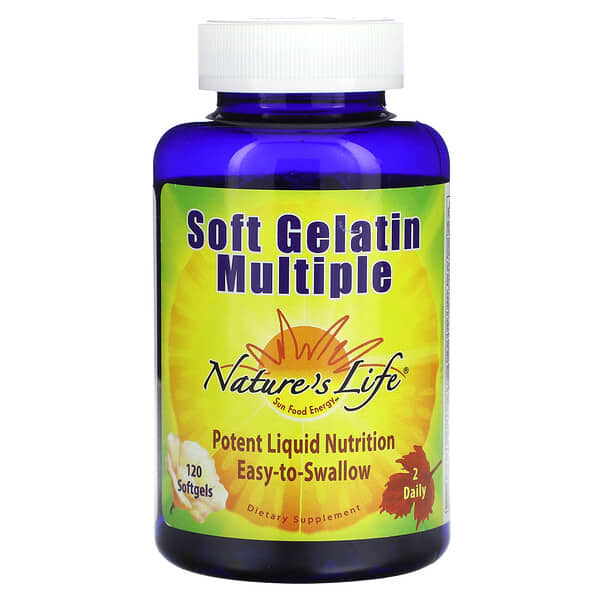 Nature's Life Soft Gelatin Multiple, 120 Softgels