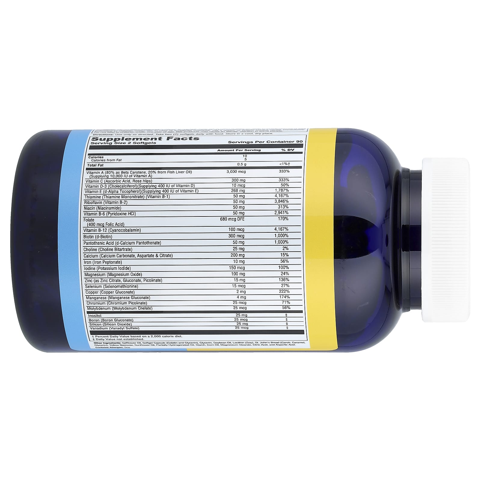 Nature's Life Daily Multivitamin Softgels – 180 capsules molles — photo 2/2