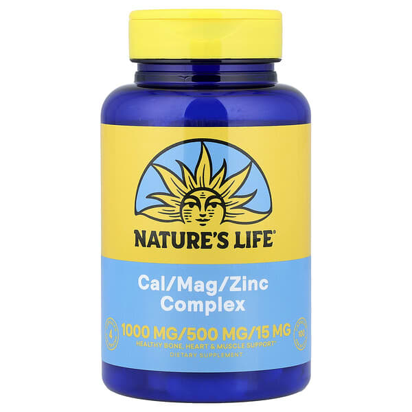 Nature's Life, Cal/Mag/Zinc 복합체, 캡슐 100정