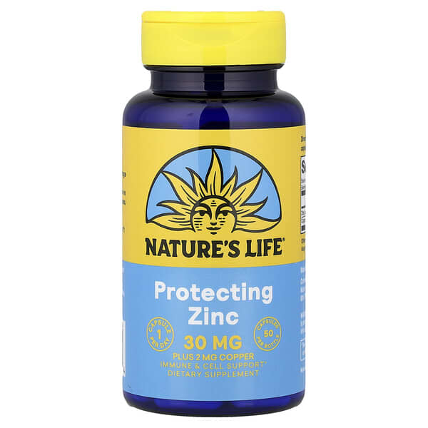 Nature's Life Protecting Zinc, 50 Capsules
