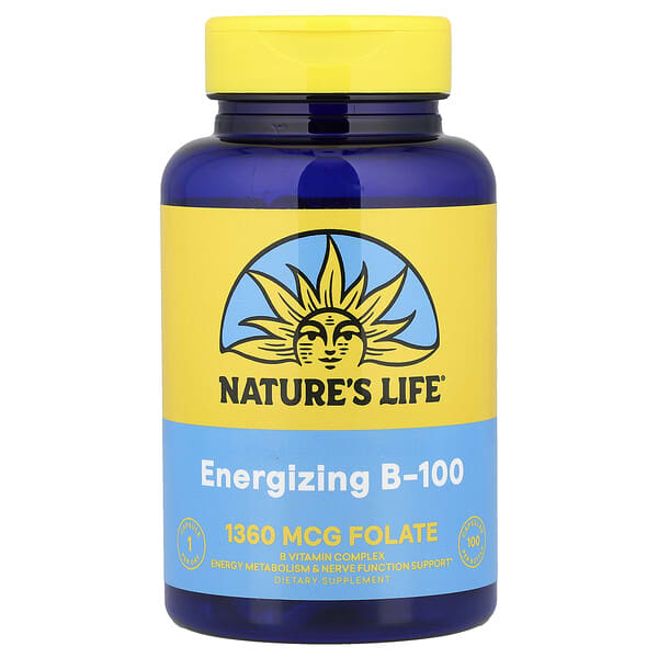 Nature's Life, Energizing B-100, 100 Capsules