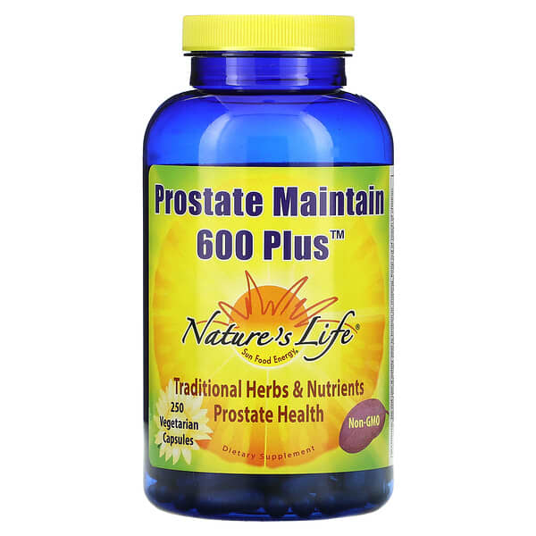 Prostate Maintain 600 Plus, Prostata-Gesundheit, 250 pflanzliche Kapseln