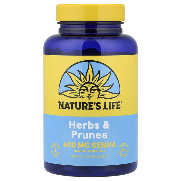 Nature's Life, 허브 & 프룬, 250정