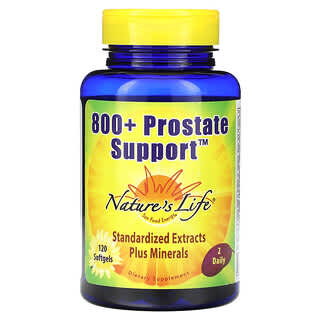 Nature's Life, 800+ Soutien de la prostate, 120 capsules à enveloppe molle