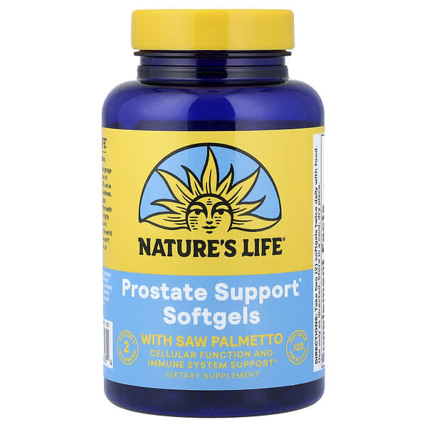 Nature's Life, 쏘팔메토 함유, 소프트젤 120정
