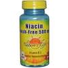 Niacin, Flush Free, 500 mg, 100 Tablets