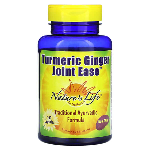 Nature's Life, Turmeric Ginger Joint Ease，100粒