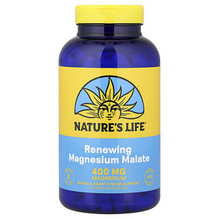 Nature's Life, リニューニング リンゴ酸マグネシウム 200mg、タブレット250粒