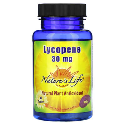 Nature's Life, Lycopene, 30 mg, 30 Tablets