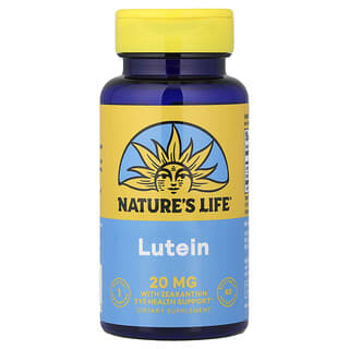 Nature's Life, Lutéine, 20 mg, 60 capsules à enveloppe molle