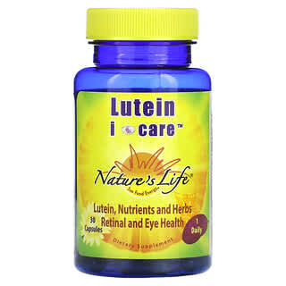 Nature's Life, Lutein I Care, 30 капсул