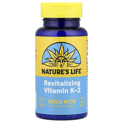 Nature's Life, Revitalizing Vitamin K-2, 5000 mcg, 60 Tablets