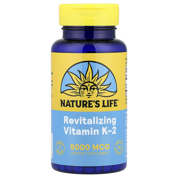 Nature's Life Revitalizing Vitamin K-2, 5,000 mcg, 60 Tablets