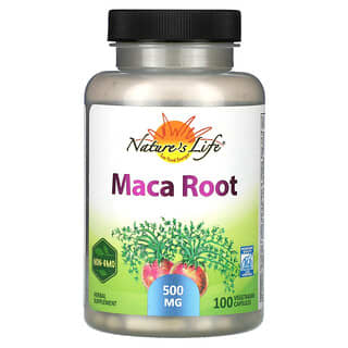Nature's Life, Maca Root, 500 mg, 100 Vegetarian Capsules