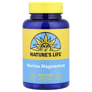 Nature's Life, Magnésio Marinho, 100 Cápsulas Vegetarianas (250 mg por Cápsula)