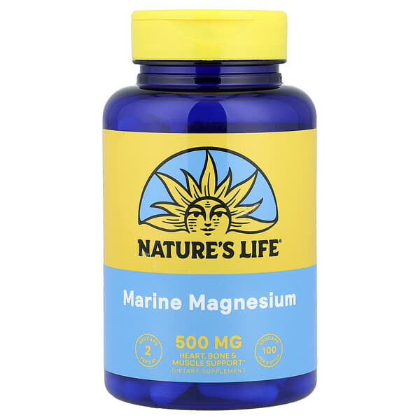 Nature's Life, 해양 마그네슘, 베지 캡슐 100정(캡슐 1정당 250mg)