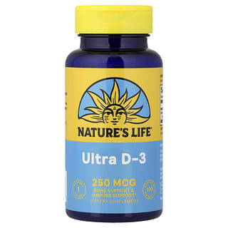 Nature's Life, Ultra D-3, 250 mcg , 100 Softgels