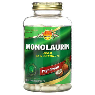 Nature's Life, Monolaurine, 180 capsules végétariennes