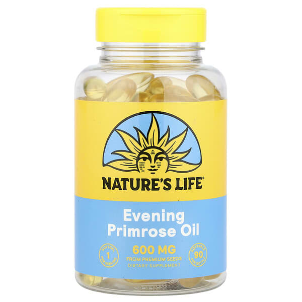 Evening Primrose Oil, 600 mg, 90 Softgels